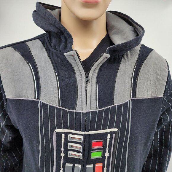 Disney Store Darth Vader Hoodie Costume Sweatshirt Men's Small - Picture 10 of 10
